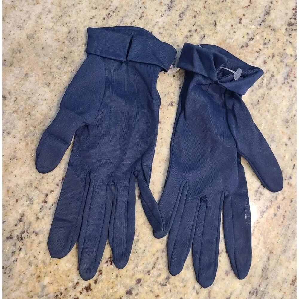 Vintage Womens Size S 6.5 Blue Nylon Formal 8.5